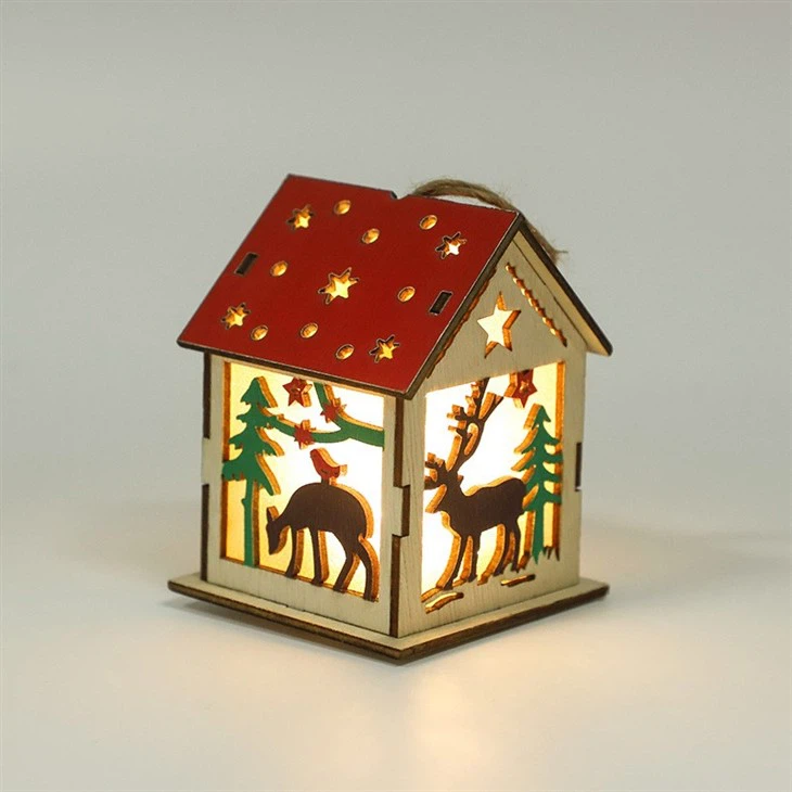 LED Wooden Christmas Ornaments Manufacturer