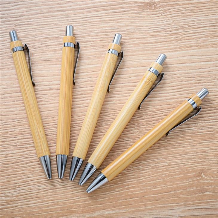 Bamboo Pens Thank You Wood Ballpoint Pens Graduation Employee Appreciation Gift Motivational For Office Volunteer Teacher Nurse Coworker School