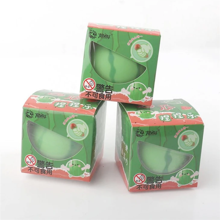 Color-changing Watermelon Pinch Fun Venting Toys Decompression Children's Simulation Boxed Flour Soft Rubber best