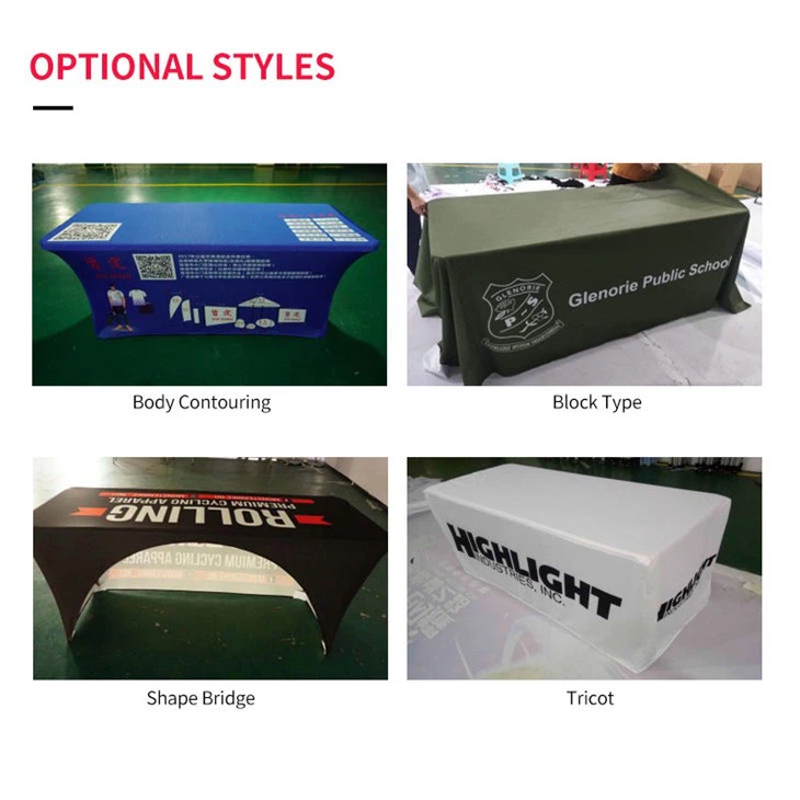 Customised Tablecloths Exhibition Conference Stalls Advertising Promotional Printed Tablecloths Table Covers