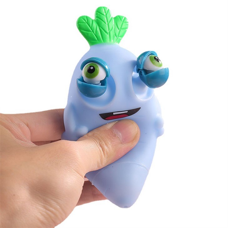 New Pop-eye Carrot Toys Slow Rebound Stress Reliever Anti-anxiety Venting Emotions Children Adults General Use high quality