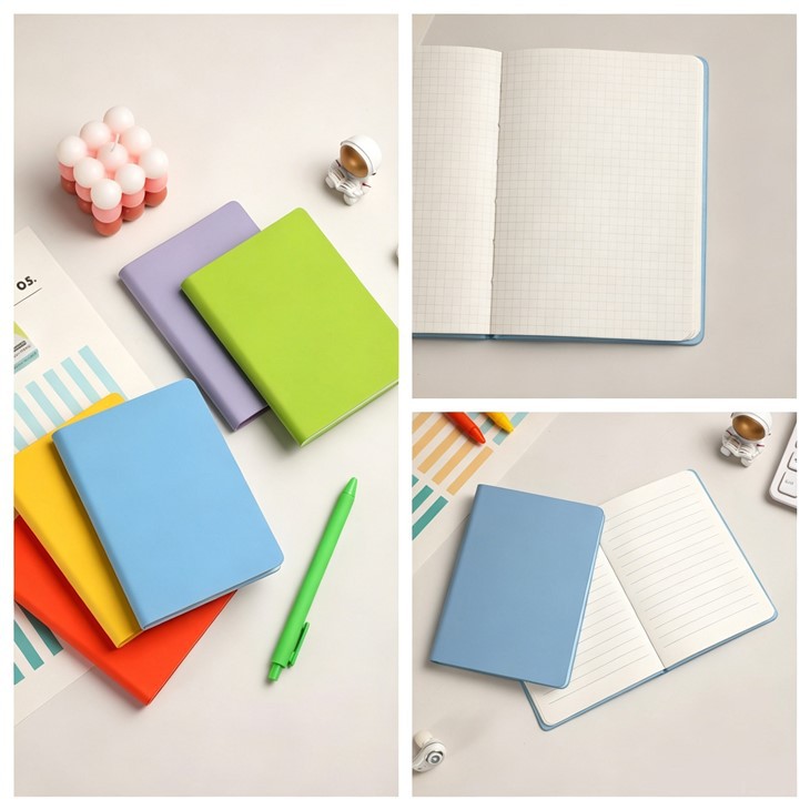 A6 Pocket Notebook With Pen Set Soft Cover Mini Journal Stamp Book Custom Logo Portable Notepad Wholesale suppliers