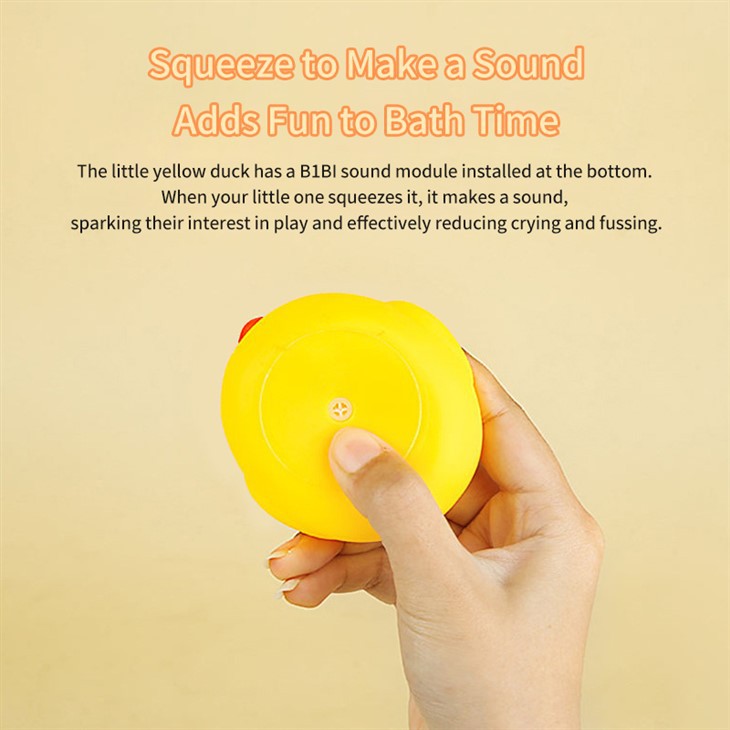 Squeaky Yellow Duck Bath Toy Cute Rubber Duck Squeeze Sound Toy For Kids Bathroom Play Street Stall Wholesale factory
