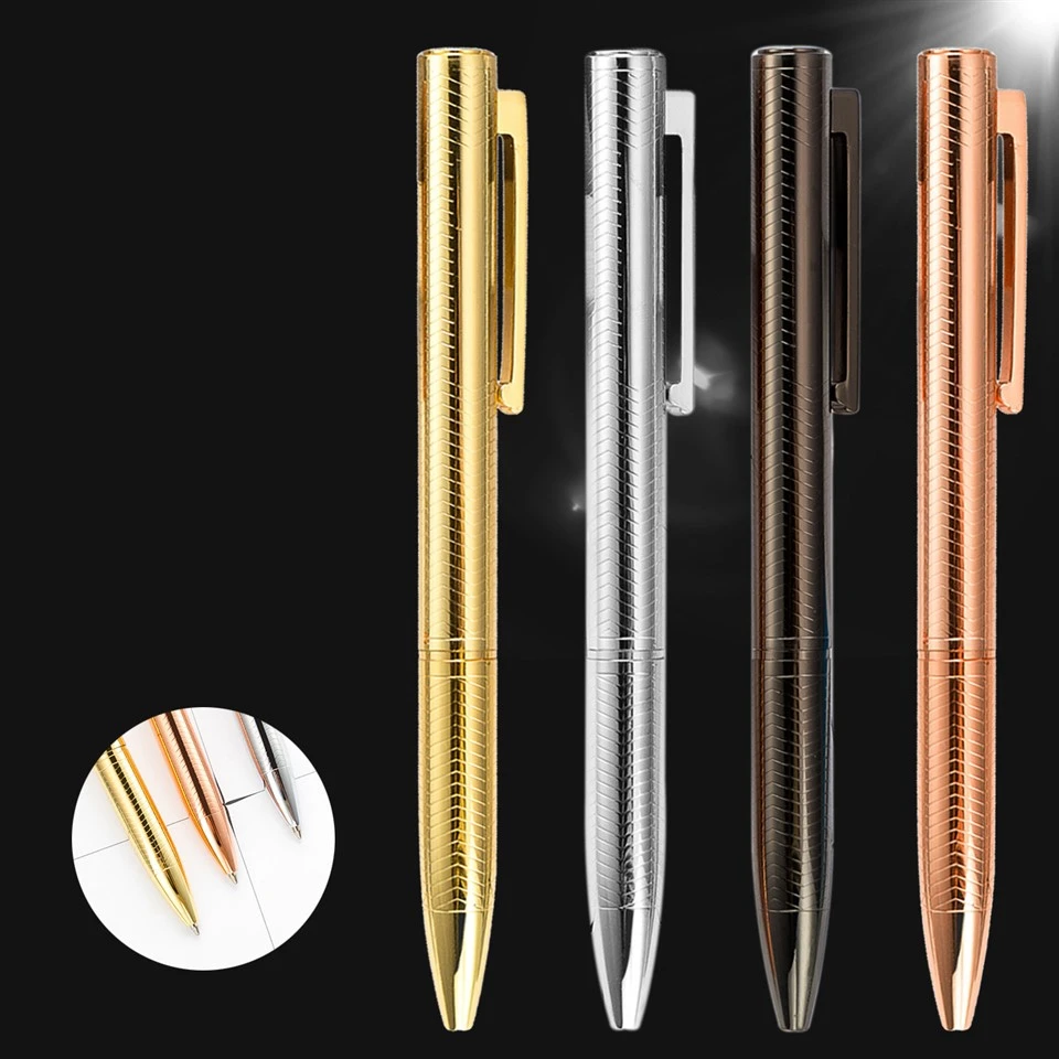 Ballpoint Pens Gold Pen - Nice Pens For Wedding Guest Book For Gift Smooth Writing Pen With Black Ink