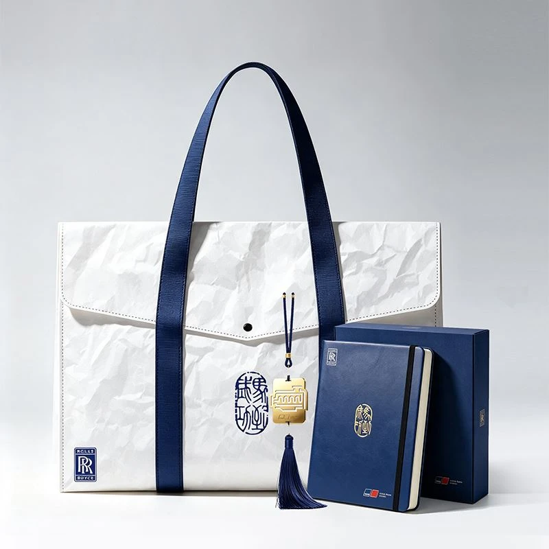 Dupont Premium Office Gift Set, Including Notebook, Car Pendant And Card For Reference Only. All Products in The Gift Pack Can Be Customized As Requested.